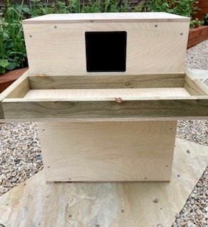 ACRES Barn Owl Nestbox, indoor design.